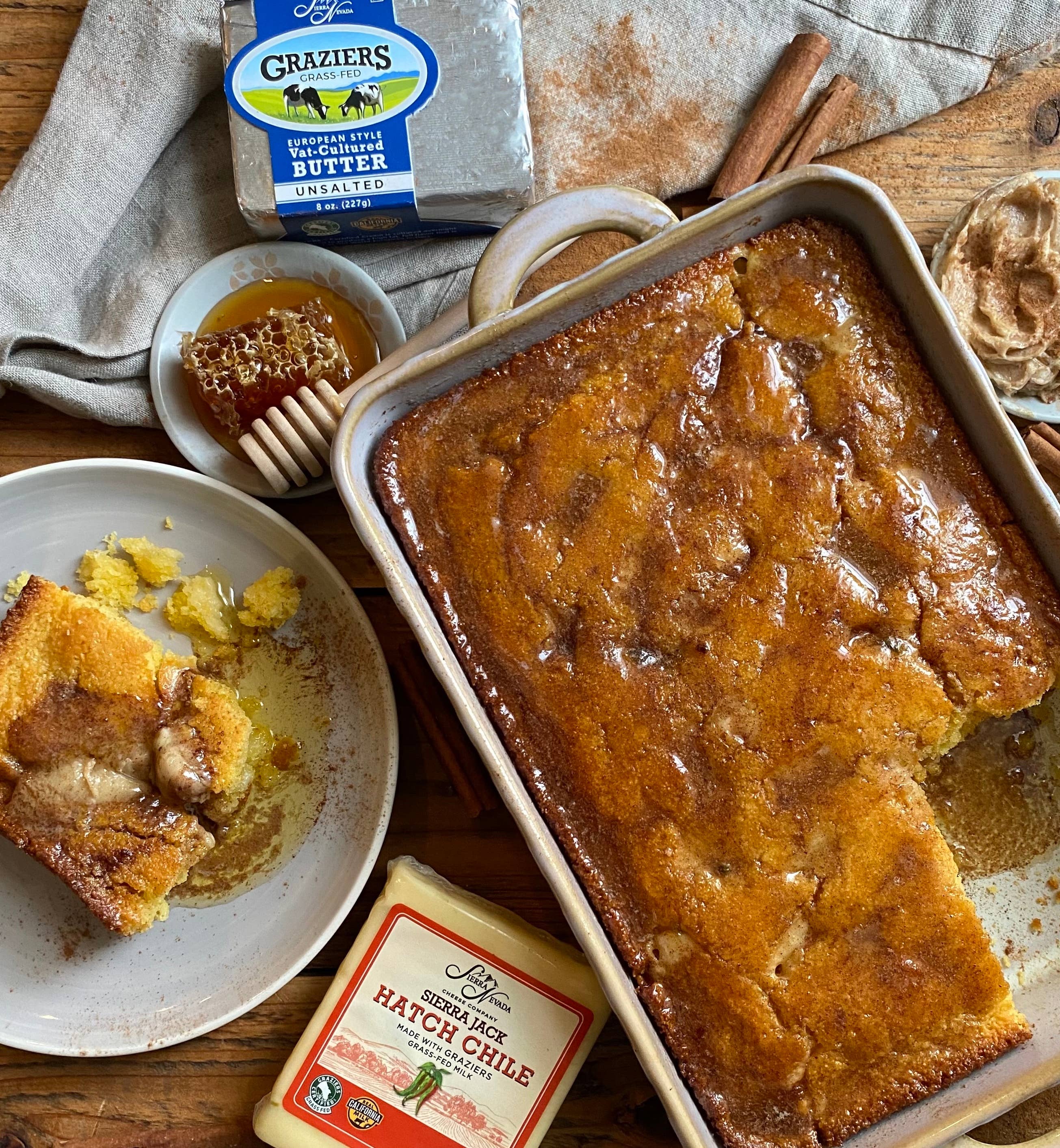 Sierra Nevada Cheese Company - Wholesale Cheese - Sierra Jack Hatch Chile Square 12/6oz1