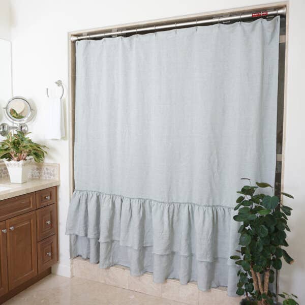 Native Linum - Wholesale Shower Curtain - Tara Shower Curtain7