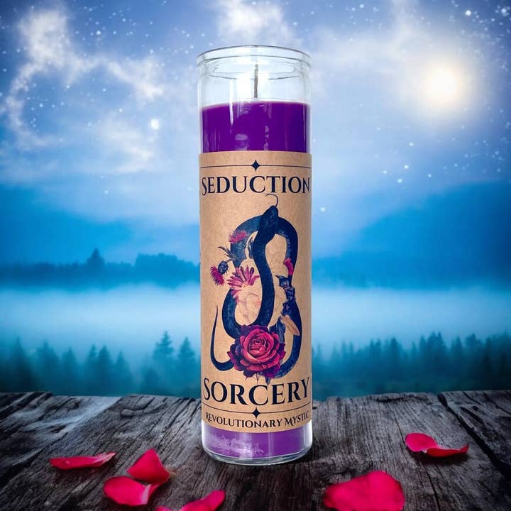 Seduction Sorcery Candle for wholesale by Revolutionary Mystic