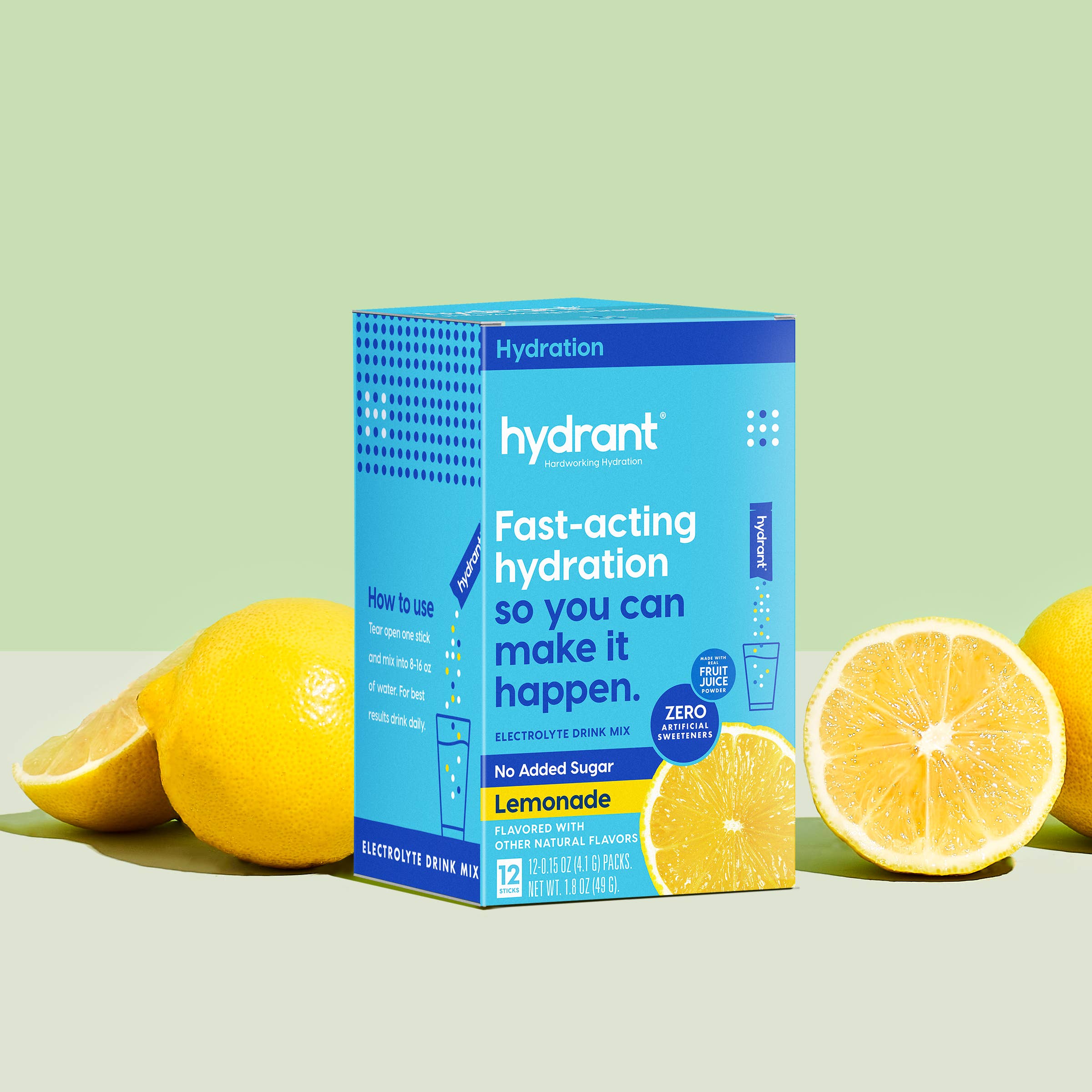 Hydrant - Vente Boisson diététique en poudre - Boisson hydratante sans sucre ajouté