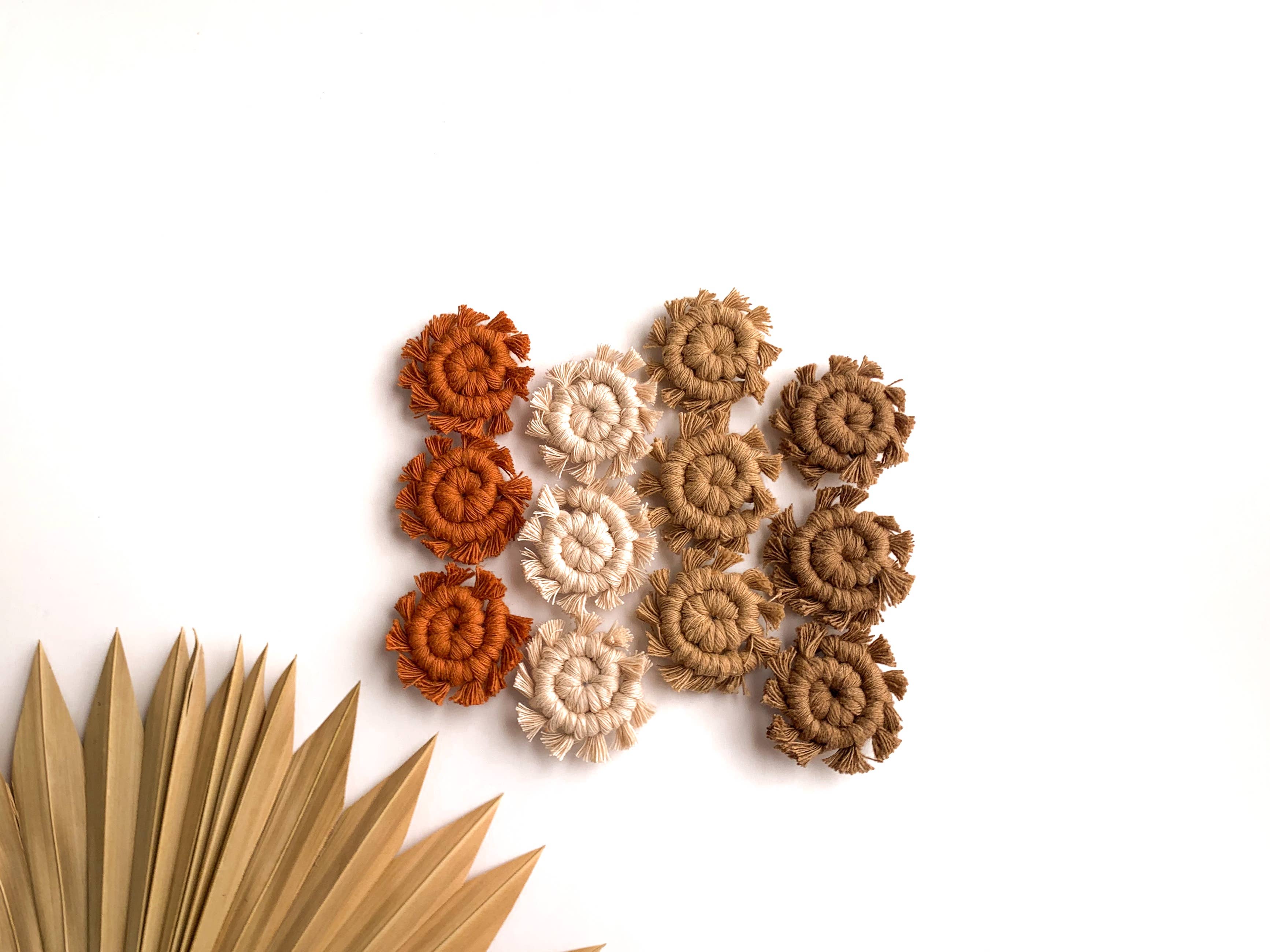 Meraki The Studio Co. – Großhandel Magnete – Makramee Kühlschrankmagnete | Boho-Dekor für Büro, Schreibtisch, Spind4