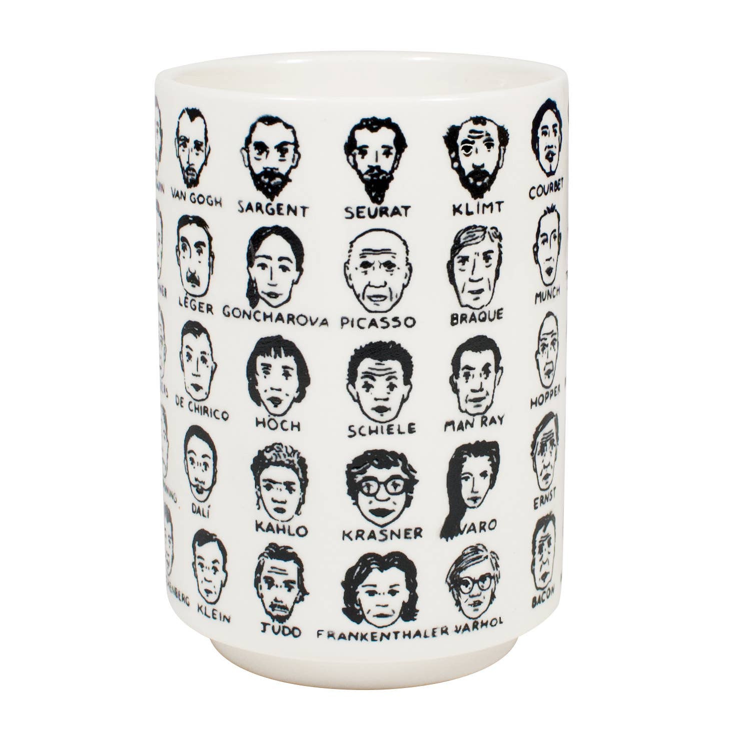 Unemployed Philosophers Guild - Vente Tasse à café - Tasse à café Modern Artists en porcelaine style yunomi1