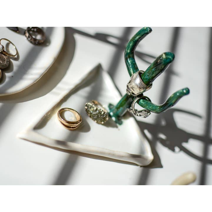 Cactus Ring Dish Jewelry Holder for wholesale by Rough Ware