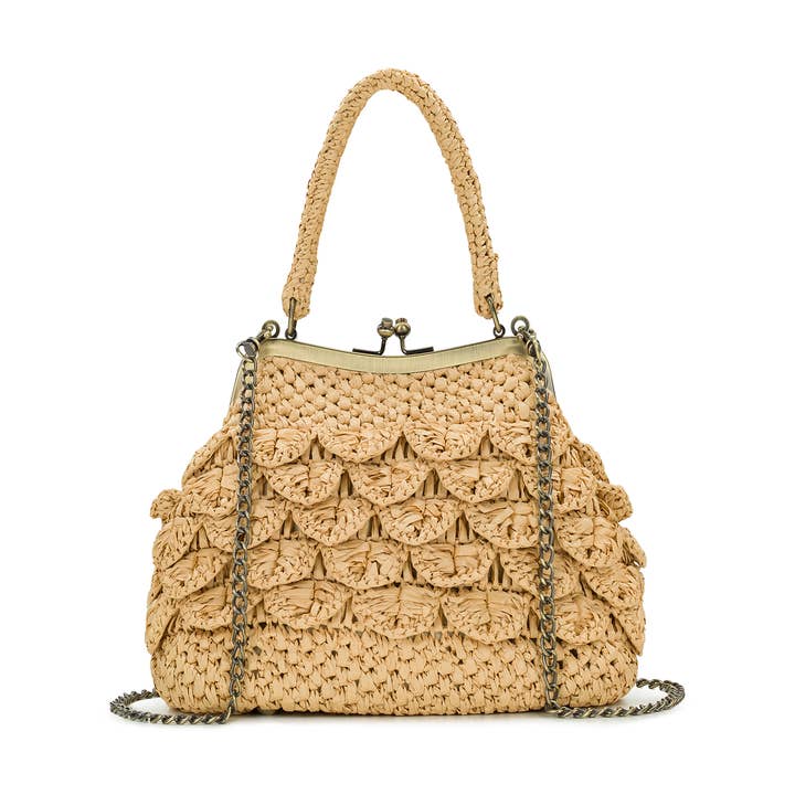 Laureana Frame - Scalloped Raffia for wholesale by Patricia Nash