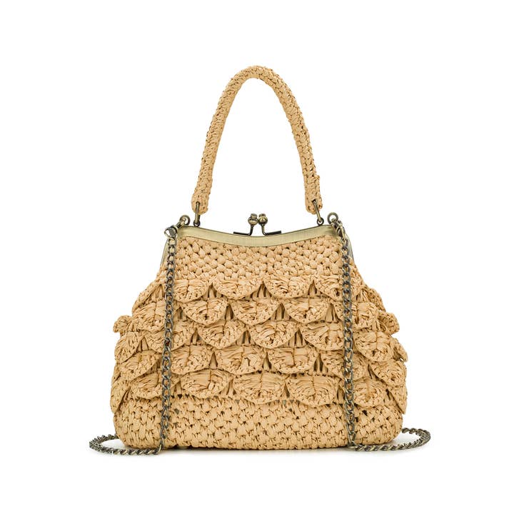 Laureana Frame - Scalloped Raffia for wholesale by Patricia Nash