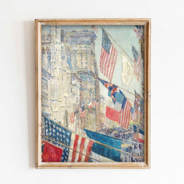 Ally Avenue Sommer-Kunstdruck für den Großhandel von Paper House Print Shop