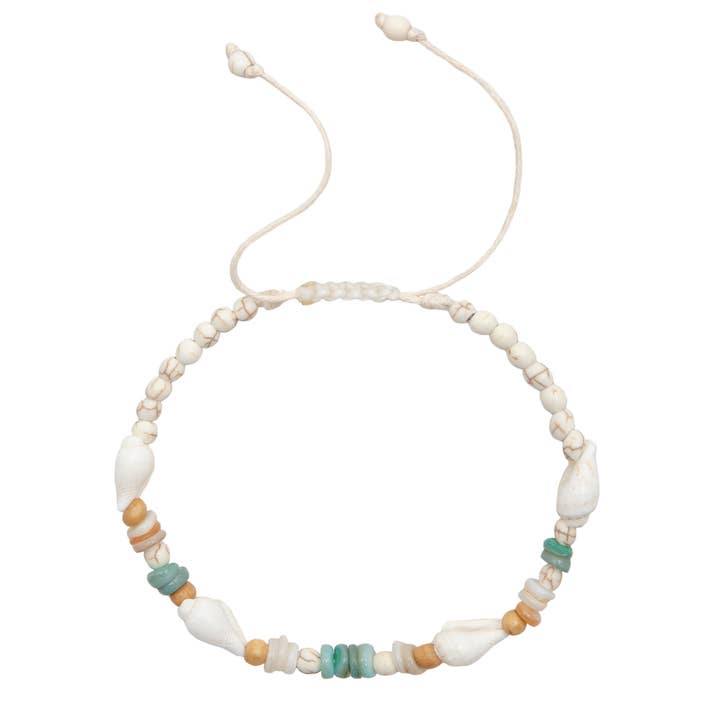 Lotus and Luna - Wholesale Anklet - Sanibel Beachcomber Shell Anklet