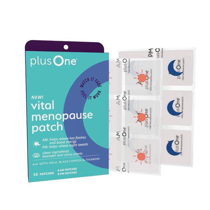 plusOne Vital Menopause Patch - 16ct (8AM/8PM) for wholesale by plusOne