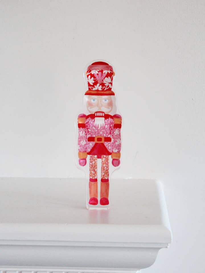 Étagère acrylique Casse-Noisette rose pour la vente par Dallis Foshee Art & Design, LLC