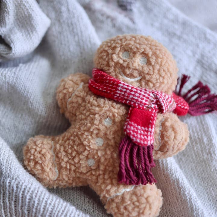 Lambwolf Collective - Vente Jouet couineur – chien - MISTER GINGERBREAD// Jouet de vacances//Jouet pour chien Enrichment6