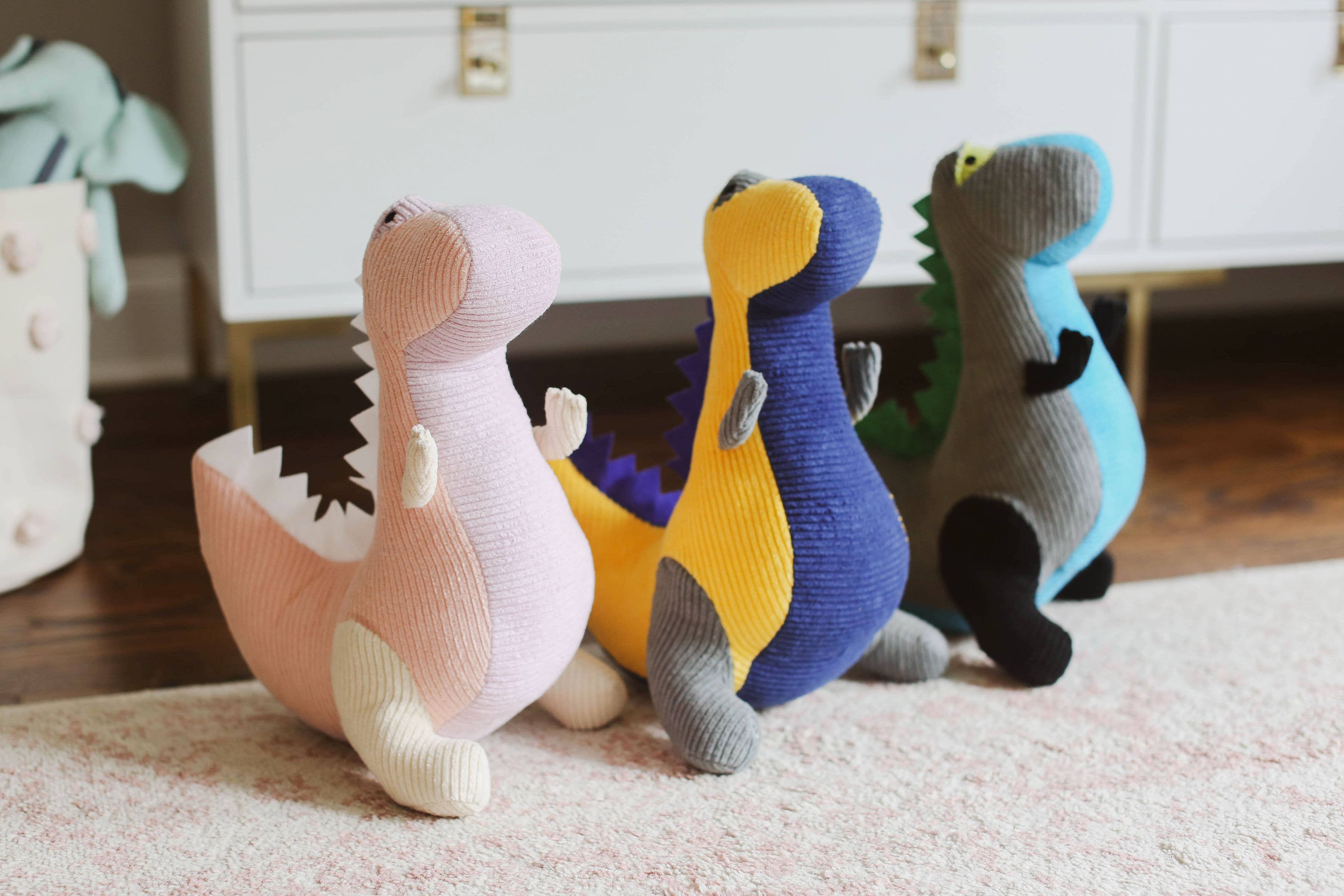 Pyar&Co. and Lil' Pyar - Venta al por mayor Peluche - Niños y bebés - Dinosaur Rexy, Yellow & Blue 10 por caja2