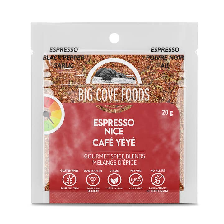 Big Cove Espresso Nice Spice Blend for wholesale by Big Cove Foods