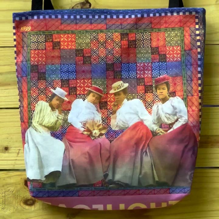 Atlanta University – Handmade Reusable Tote Bag for wholesale by SanDesigned It