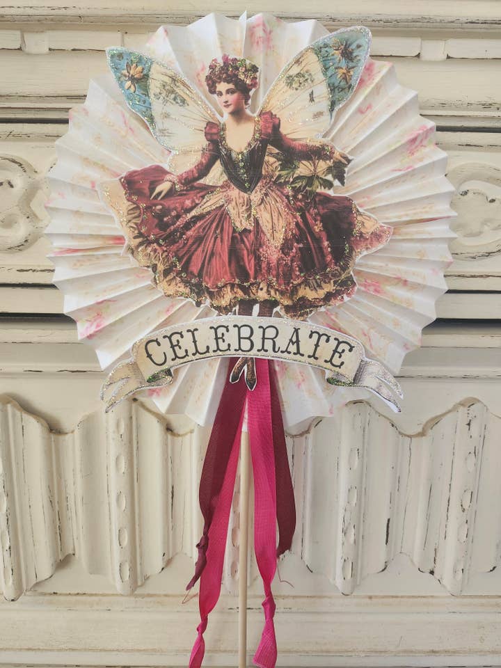 Baguette de fée Célébrer Décoration pour la vente par Little Heart Designs