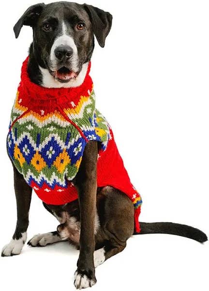 CHILLY DOG LLC - Wholesale Pet Sweater - Dog - Holiday Fairisle Knit Dog Sweater