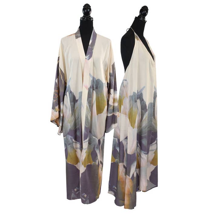 Dupatta Designs - Wholesale Robe - Women's - Sheila Duster Kimono Robe7