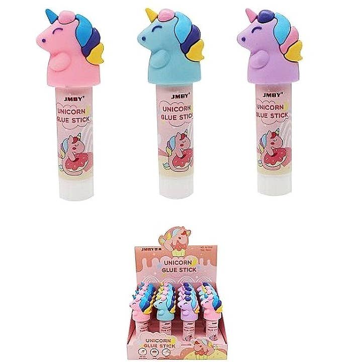 Diacly - Wholesale Glue - 16pk Unicorn School Glue Stick1