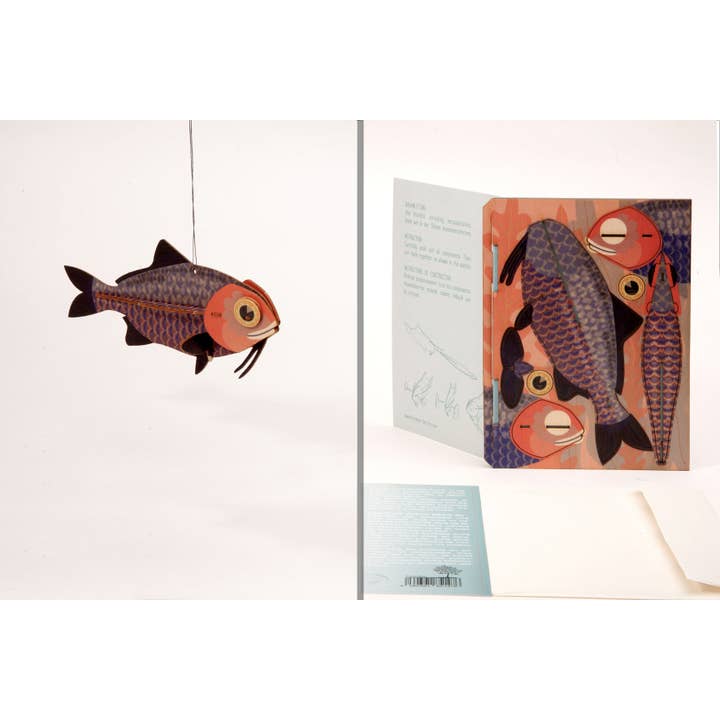 Formes Berlin GbR - Wholesale Christmas Decoration - Fish 3D deco greeting card