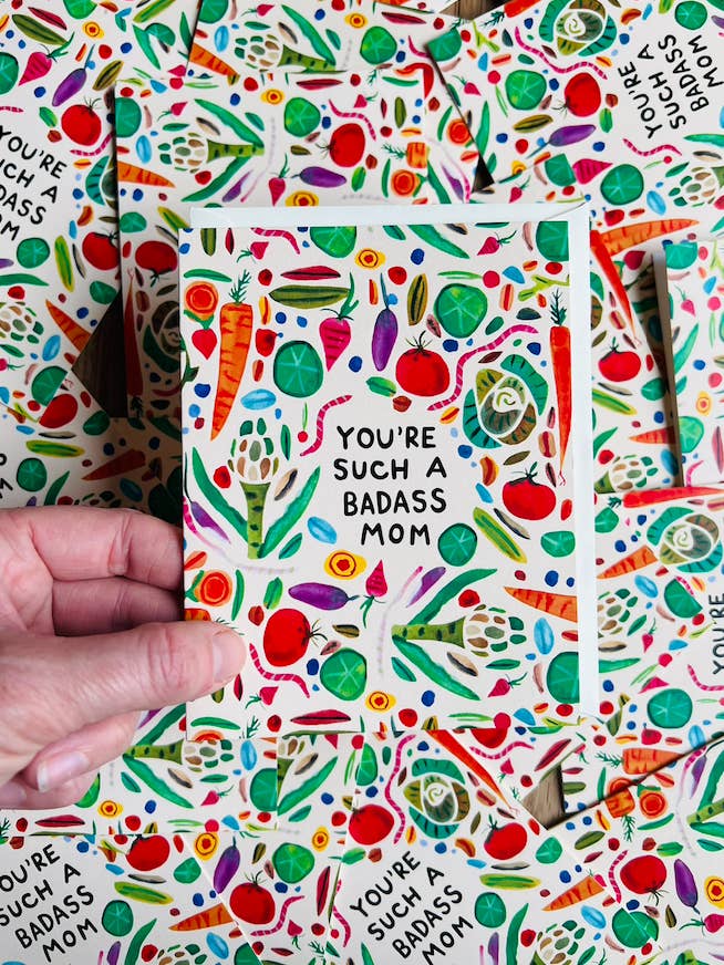 You're such a badass mom - Carte de vœux pour la vente par One Lane Road
