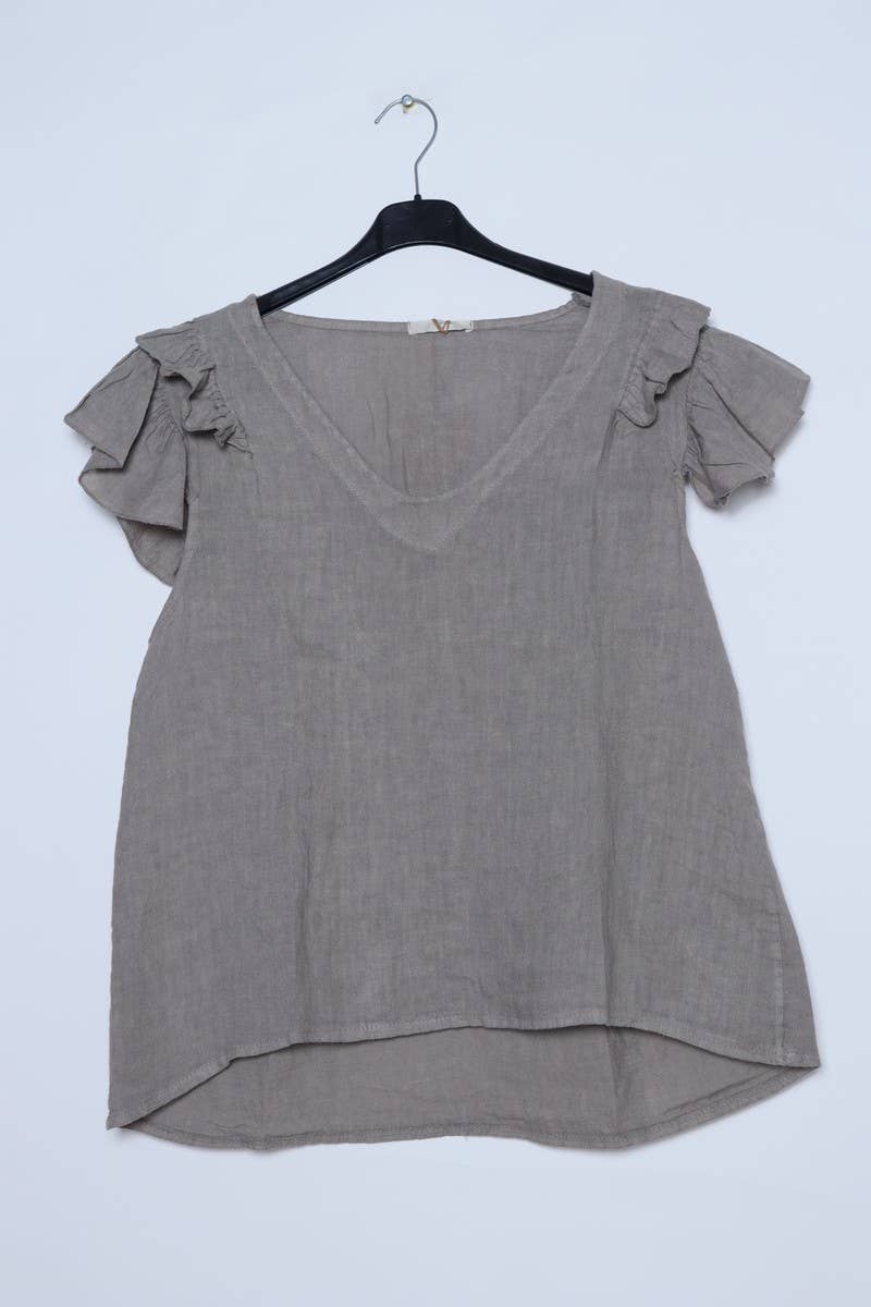 LÉA & LUC - Wholesale Blouse - Women's - 100% Linen Blouse REF. 1201930