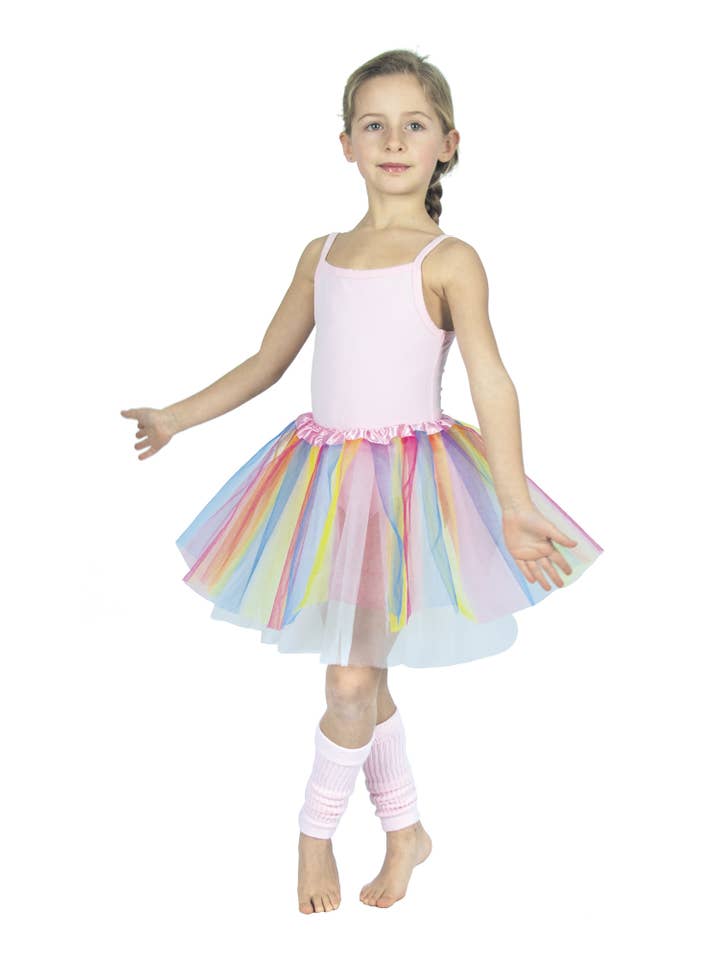 Party Pro - Venta al por mayor Disfraz - Unisex - TUTÚ BAILARINA PASTEL MULTICOLOR 6-8 AÑOS