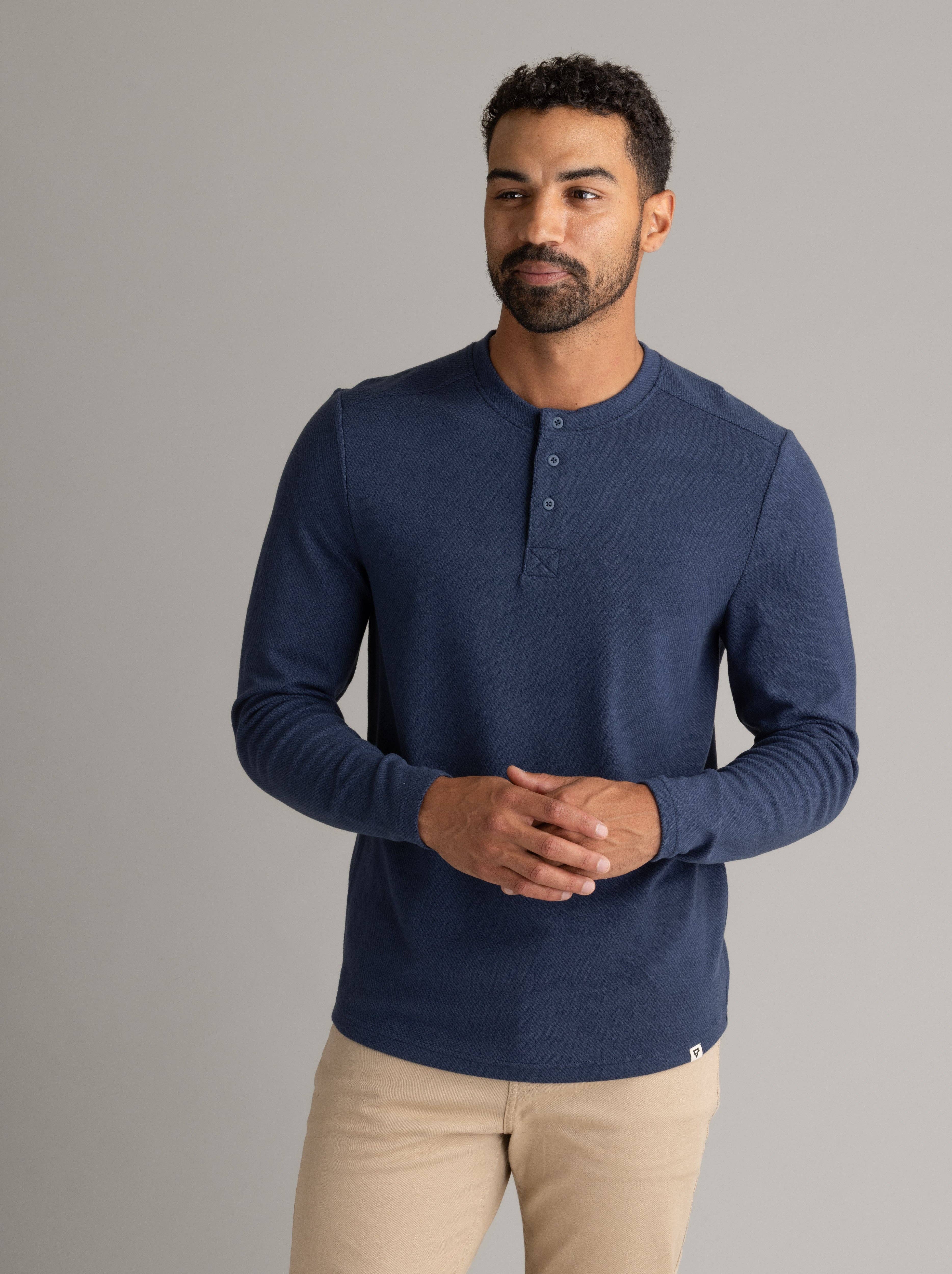 LIV Outdoor - Wholesale T-Shirt - Men's - Men's Lichen Stretch Flannel Henley2