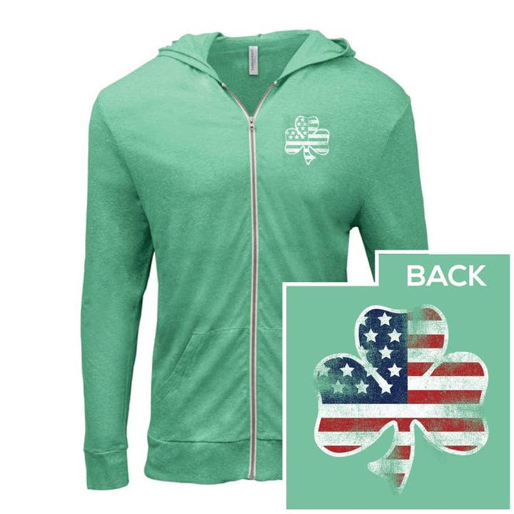 USA Sham Zip Hoodie for wholesale by My City Gear