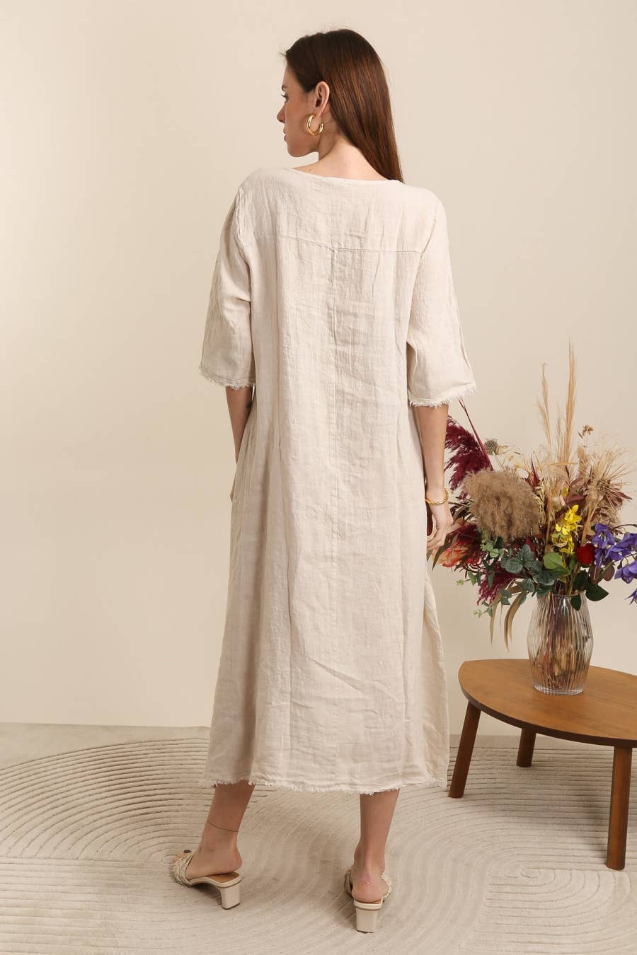 LÉA & LUC - Vendita all'ingrosso Vestito - Donna - Abito in 100% lino RIF. 101362