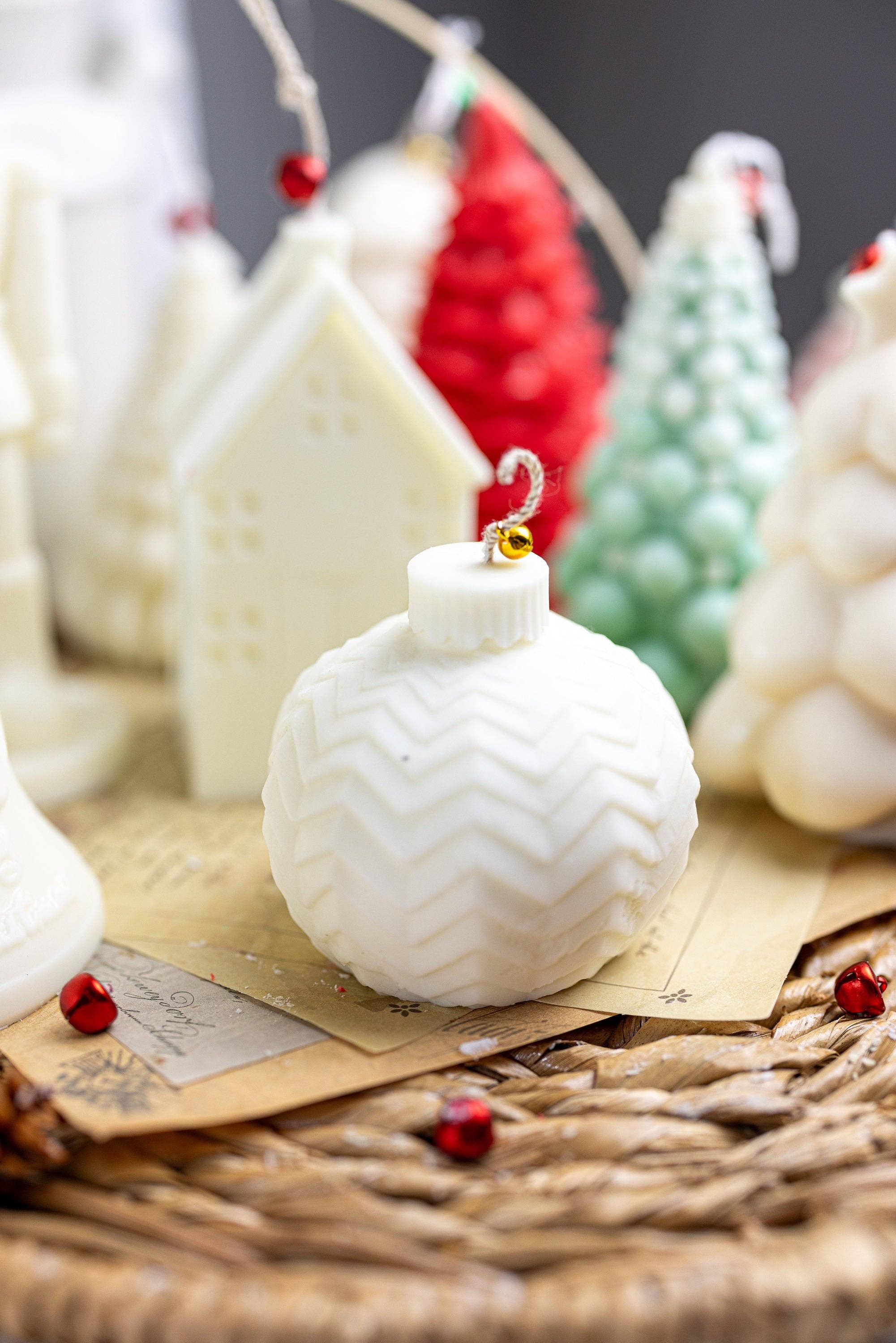 MySunshineCandless – wholesale Novelty candle – Ornament Christmas ball candle | Christmas scented candle |7