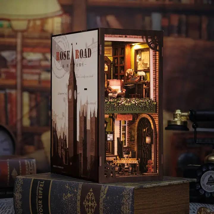 Hands Craft - Wholesale Puzzle - Kids - DIY Book Nook Kit: Rose Detective Agency with Dust Cover2