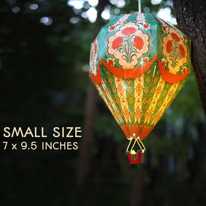 Zwende - Wholesale Paper Lantern/Lamp - Small Hot Air Balloon DIY Paper Lamp Shade3