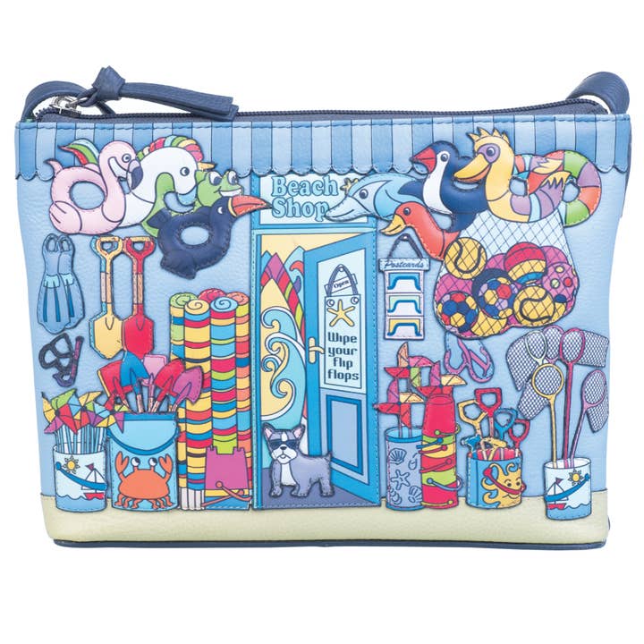 Beau's Beach Shop Cross Body Bag for wholesale by Mala Leather