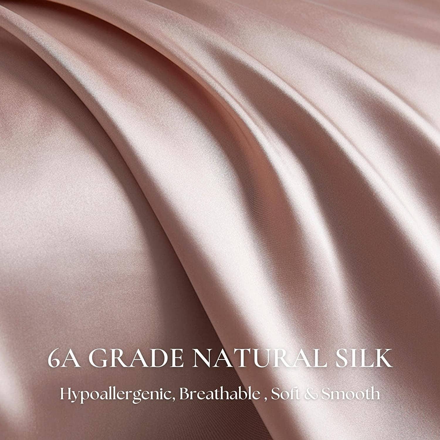 100% Organic Pure Silk Pillowcase - White for wholesale on Faire4