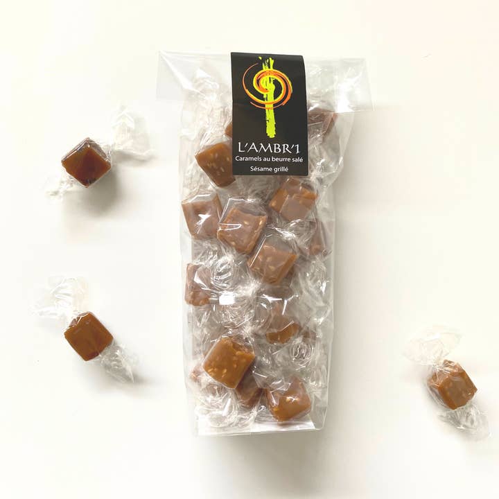 L'ambr'1 - Wholesale Caramel - Confectionery - Sesame caramels - 130g1