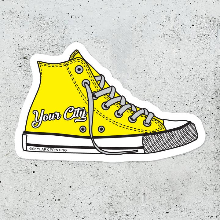 Skylark Printing - Wholesale Sticker - Custom Vintage High Top Shoe Souvenir Sticker15