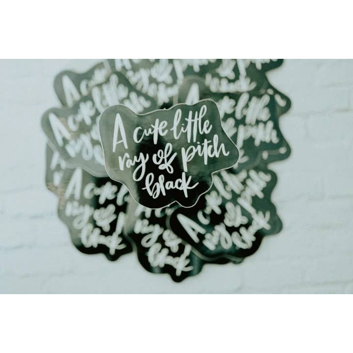 Little Ray of Pitch Black Sticker for wholesale by CallMeThobs