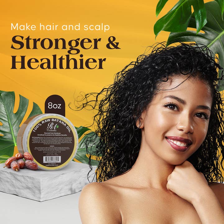RA Cosmetics - Wholesale Hair Mask - 100% Raw Batana Oil, 8oz -From Honduras13