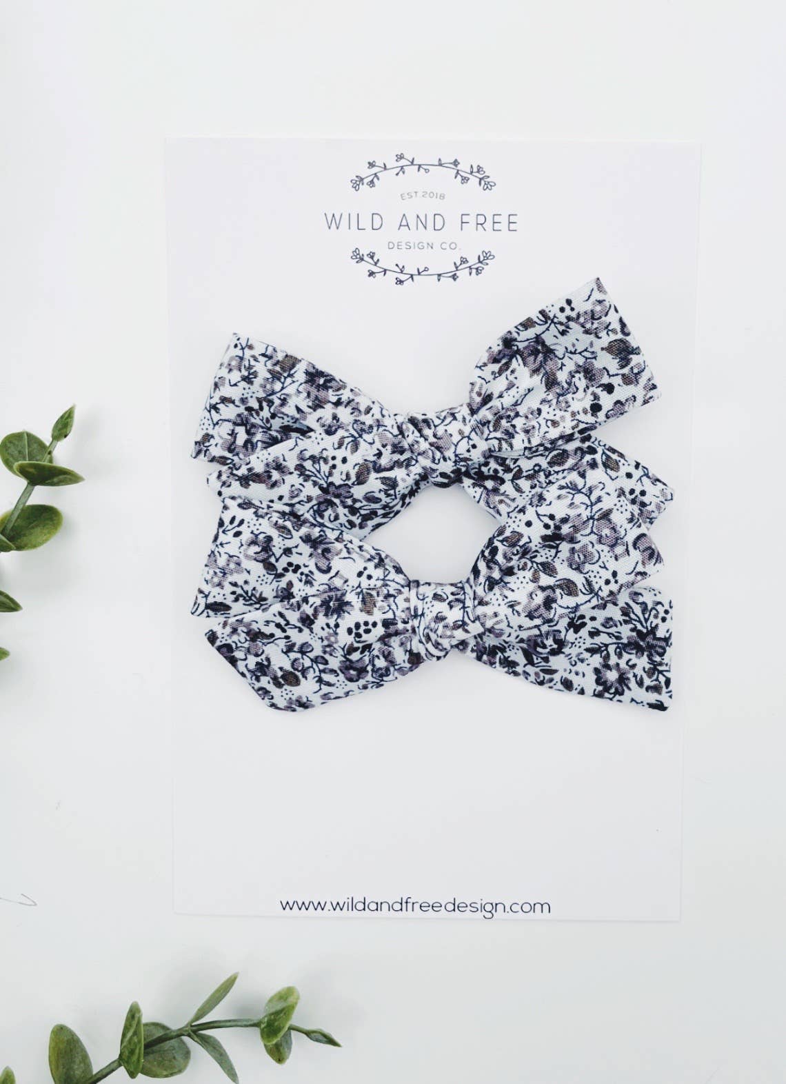 Wild and Free Design Co. – wholesale Hårrosett - Barn – Neutral Pitail Bow set8