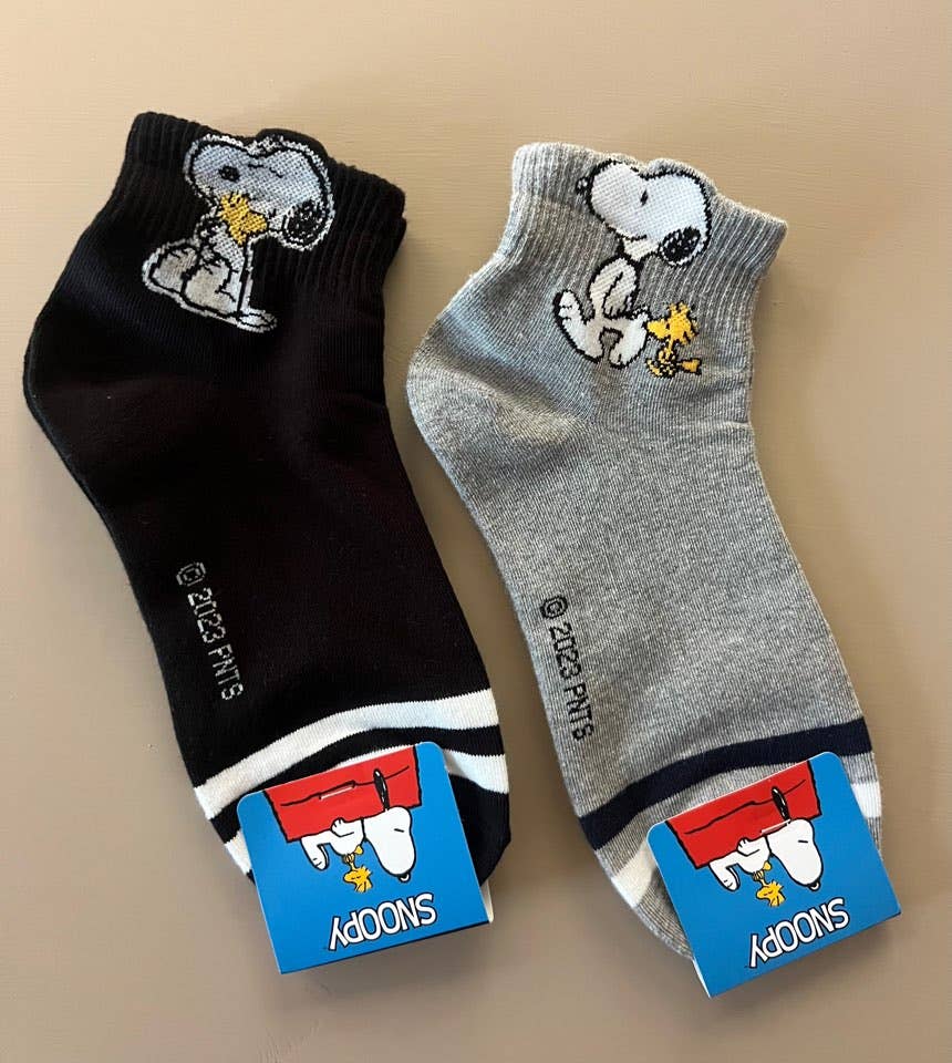 K-Wonderland – Meias - Mulher por atacado – Meias tornozeleiras Peanuts Snoop em algodão ultra macio8