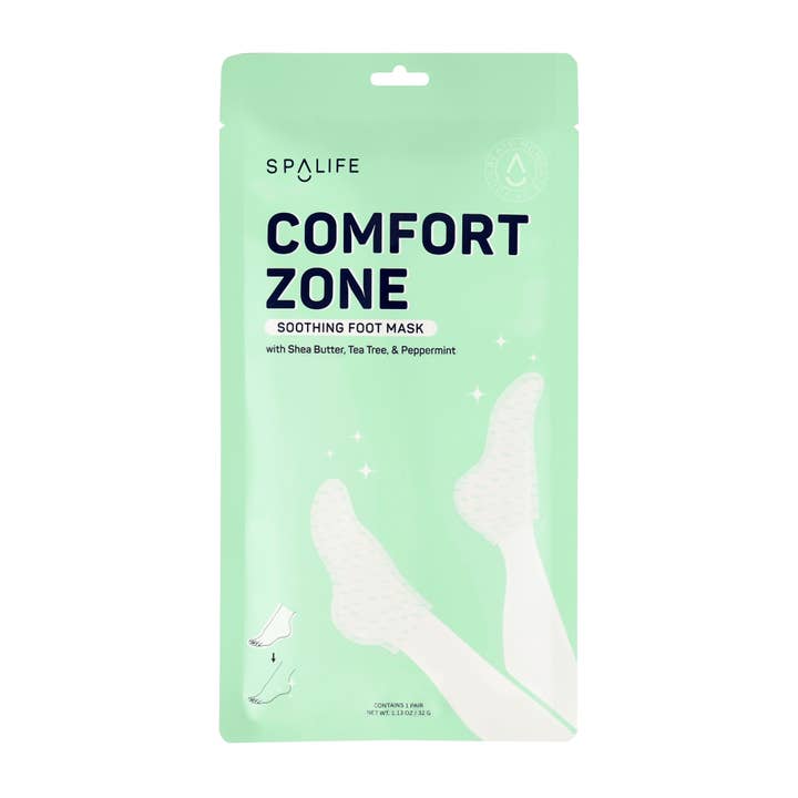My Spa Life - Wholesale Foot Mask - Comfort Zone Soothing Foot Mask with Shea Butter & Tea Tree