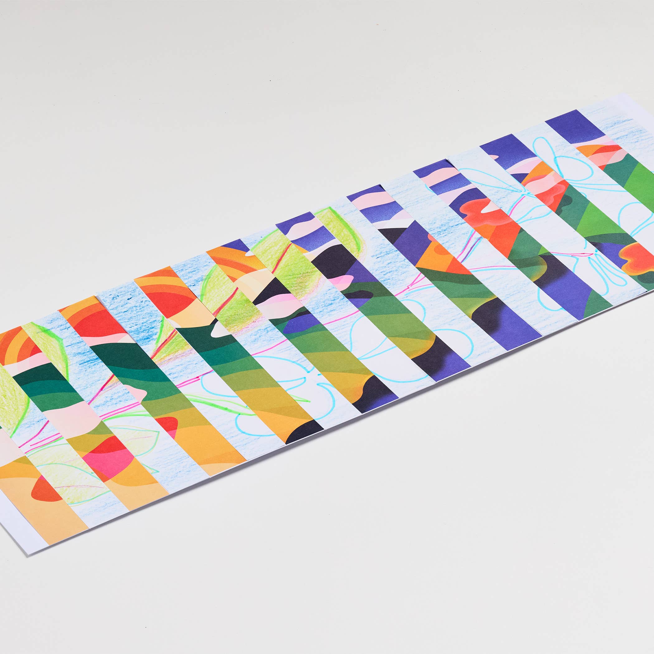 MAJO IDEAS – wholesale DIY craft kit – Child – VOL ①② — OP ART Sticker Based Art Pack2