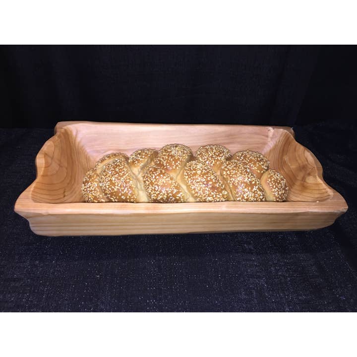 Greener Valley Trading - Wholesale Decorative Plate/Dish/Bowl - Rectangular Wooden Bowl