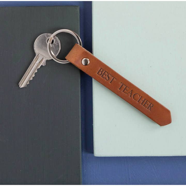 British Handmade Long Leather Keyring for wholesale by WILLIAMS HANDMADE