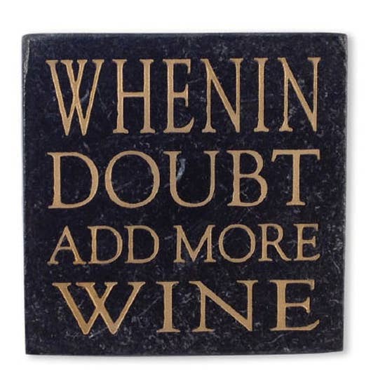 When in Doubt Add More Wine for wholesale by Blue Sky Clayworks