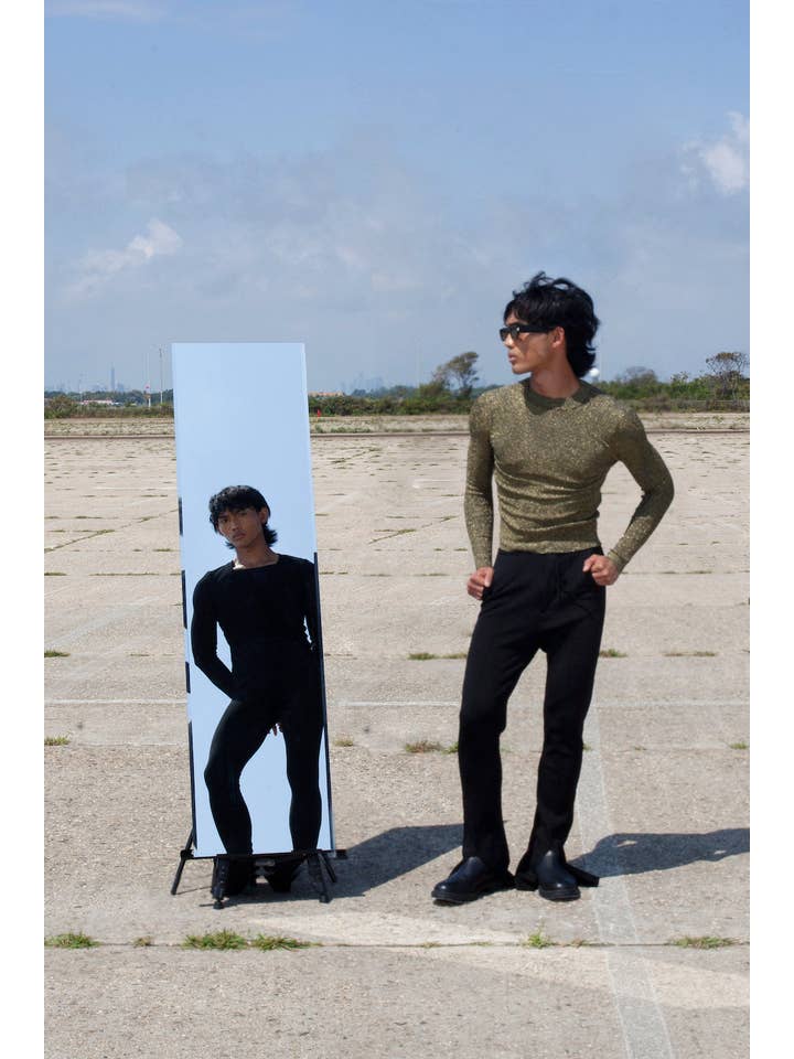 FANG - Wholesale Knit Top - Women's - Essential Square Neck Ribbed Long Sleeve5