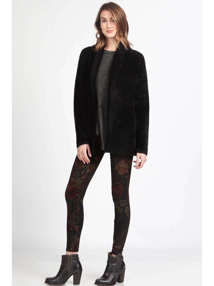 M.Rena - Wholesale Cardigan - Women's - Fuzzy Mohair Wrap Cardigan