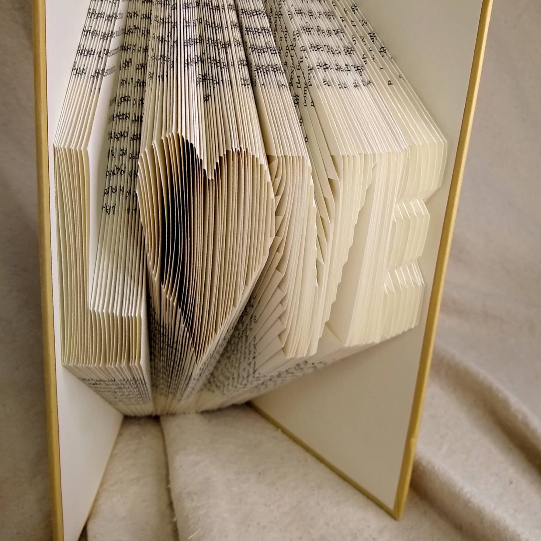 Tall Hill Upcycled - Wholesale Sculpture - Folded Book Art Sculpture7