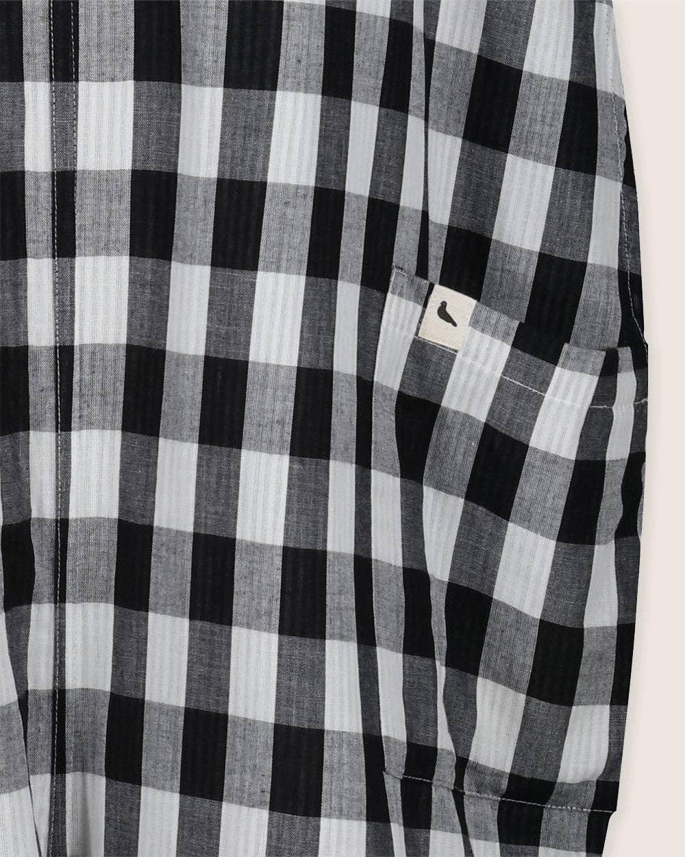 Multi Grace Multicolour Check Print Reversible Wide Leg Jumpsuit for wholesale on Faire5