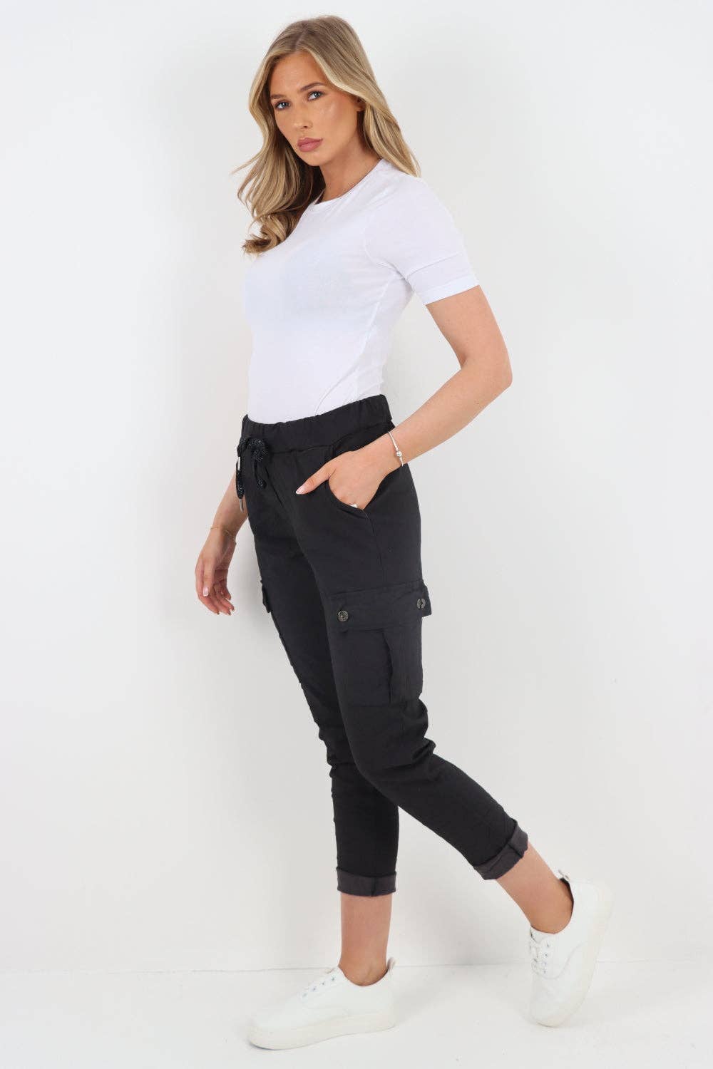 Miss Bold - Wholesale Pants - Women's - Italian Cargo Magic Trousers4