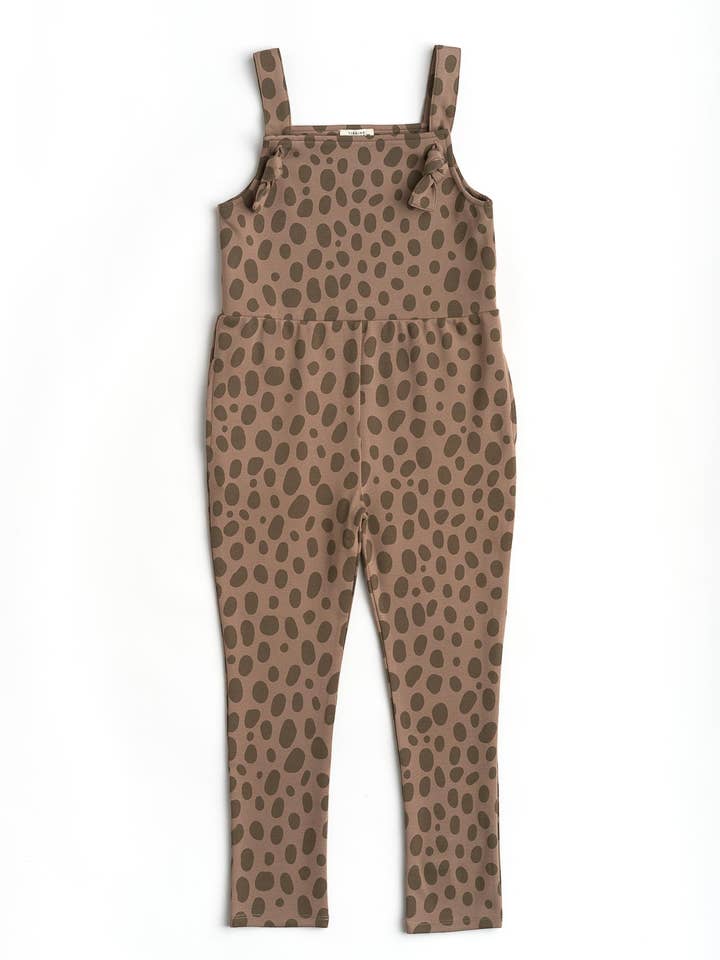 Pebble Print Tossing Pebbles Overalls for wholesale on Faire
